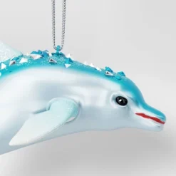 Christmas Glass Dolphin Ornament - Wondershop™ 5 Christmas Glass Dolphin Ornament - Wondershop™ -Wondershop GUEST 70b0e2b2 4332 4ab1 b21e ac792ba719be