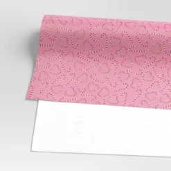 30” 55 Sq Ft Christmas Roll Wrap Red/White Heart/Candy Canes On Pink - Wondershop™ -Wondershop GUEST 74c0fec6 d899 4d25 a826 50ece96a2816