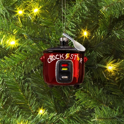 Christmas Glass Slow Cooker Ornament - Wondershop™ 3 Christmas Glass Slow Cooker Ornament - Wondershop™