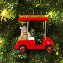 Christmas Golf Cart Ornament - Wondershop™