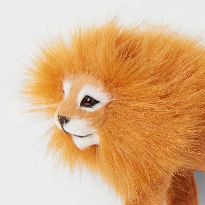 Faux Fur Lion Christmas Tree Ornament - Wondershop™ 4 Faux Fur Lion Christmas Tree Ornament - Wondershop™ - Image 2