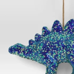 5" Christmas Plastic Chunky Glitter Dinosaur Ornament Blue - Wondershop™ 5 5" Christmas Plastic Chunky Glitter Dinosaur Ornament Blue - Wondershop™ -Wondershop GUEST 76e53cd0 11a4 41a9 9ff7 06fe459700e4