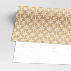 40" 125 Sq Ft Christmas Roll Wrap White Flakes On Brown Kraft - Wondershop™ 5 40" 125 Sq Ft Christmas Roll Wrap White Flakes On Brown Kraft - Wondershop™ -Wondershop GUEST 770a5904 c3a9 4c34 9027 bb03b8473028