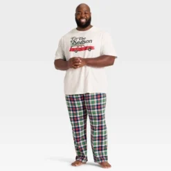 Men's "Tis The Season" Short Sleeve Holiday Matching Family Pajama Shirt - Wondershop™ Cream 6 Men's "Tis The Season" Short Sleeve Holiday Matching Family Pajama Shirt - Wondershop™ Cream -Wondershop GUEST 7a2433d9 f0c2 4217 8ac9 c3a7de672134