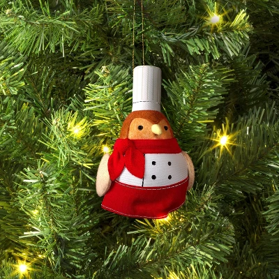Christmas Featherly Friends Ornament Chef - Wondershop™ 3 Christmas Featherly Friends Ornament Chef - Wondershop™