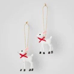 2ct Retro Small Deer Christmas Tree Ornament Set - Wondershop™ 9 2ct Retro Small Deer Christmas Tree Ornament Set - Wondershop™ -Wondershop GUEST 7c0f36db 45f8 4ef9 97b1 4b6255db4cfb