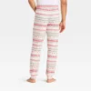 Men's "Let It Snow" Fair Isle Cozy Knit Holiday Matching Family Pajama Pants - Wondershop™ Cream -Wondershop GUEST 7dfd31b5 5b11 4d9f 9559 4813a21af32f