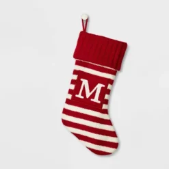 Knit Striped Monogram Christmas Stocking - Wondershop™ 35 Knit Striped Monogram Christmas Stocking - Wondershop™ -Wondershop GUEST 80f2c775 5579 4fa1 9364 23a1b423b73e