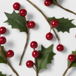 30ct Red Berries Christmas Sprigs - Wondershop™: Holly Gift Tie-Ons, Multicolor Decoration 5 30ct Red Berries Christmas Sprigs - Wondershop™: Holly Gift Tie-Ons, Multicolor Decoration -Wondershop GUEST 8f31ddc6 c9e1 44ad a9ee 7e6de166cd00
