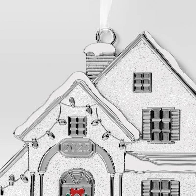 Metal House Christmas Tree Ornament - Wondershop™ 4 Metal House Christmas Tree Ornament - Wondershop™ - Image 2