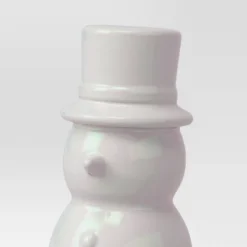 7" Christmas Ceramic Iridescent Snowman Figurine - Wondershop™ 7 7" Christmas Ceramic Iridescent Snowman Figurine - Wondershop™ -Wondershop GUEST 9aa77c66 04cb 408d 86ac 4ab71802d7a7