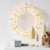 LED High Density Champagne Metal Wreath Christmas Novelty Silhouette Lights With White Color Light Bulb - Wondershop™ -Wondershop GUEST 9e19f46a 86c9 40c6 ad83 6572410991e4