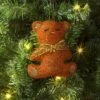 5" Christmas Fabric Teddy Faux Shearling Ornament - Wondershop™ -Wondershop GUEST a11afaa0 2c71 4cc4 b71e e45ee4080906