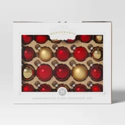 42ct Round Glass Christmas Tree Ornament Set - Wondershop™ 8 42ct Round Glass Christmas Tree Ornament Set - Wondershop™ -Wondershop GUEST a3217a9f e4fe 4378 a38f 589842ebe13e