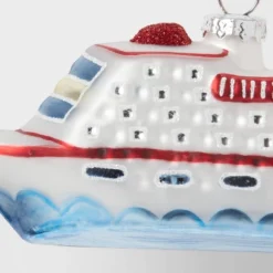 Glass Cruise Ship Christmas Tree Ornament - Wondershop™ -Wondershop GUEST a40ddc8f 1daf 40dd 95eb 528fc997053f