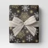 30” 25 Sq Ft Christmas Roll Wrap Gold/White Snowflakes On Black - Wondershop™ 1 30” 25 Sq Ft Christmas Roll Wrap Gold/White Snowflakes On Black - Wondershop™ -Wondershop GUEST a7239f90 d4d4 427a b69b 1e119e40647c