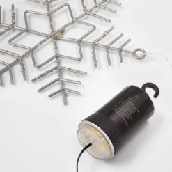 3pk Battery Operated LED Hanging Metal Snowflake Christmas Lights - Wondershop™: Indoor/Outdoor Use With Timer 6 3pk Battery Operated LED Hanging Metal Snowflake Christmas Lights - Wondershop™: Indoor/Outdoor Use With Timer -Wondershop GUEST a7c21ba3 7199 4acc 99ec aa17d8326f25