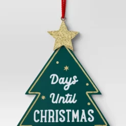 Christmas Wood Tree Countdown Ornament - Wondershop™ -Wondershop GUEST ac119dfd 8a16 4f72 a07c 1dbae6152e47