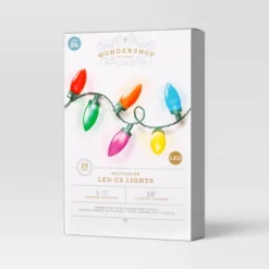 25ct LED C9 Classic Glow Indoor Outdoor Christmas String Lights With Green Wire - Wondershop™ 10 25ct LED C9 Classic Glow Indoor Outdoor Christmas String Lights With Green Wire - Wondershop™ -Wondershop GUEST b20ade25 9d0e 4c2f b8ab 037475735cbe