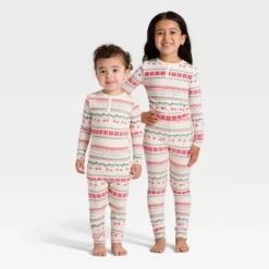 Toddler "Let It Snow" Fair Isle Cozy Knit Long Sleeve Shirt And Pants Holiday Matching Family Pajama Set - Wondershop™ Cream 11 Toddler "Let It Snow" Fair Isle Cozy Knit Long Sleeve Shirt And Pants Holiday Matching Family Pajama Set - Wondershop™ Cream -Wondershop GUEST b51dae2f c891 4884 af8c 0d8bee9f60cf