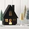 9" Lit Metal House Christmas Village Building - Wondershop™ Black: Battery-Powered Indoor Decorative Object 2 9" Lit Metal House Christmas Village Building - Wondershop™ Black: Battery-Powered Indoor Decorative Object -Wondershop GUEST b84fe4d4 a506 4b73 9adb 0e8524491dab