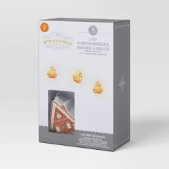 8ct LED Battery Operated Christmas Gingerbread Houses Novelty String Lights Warm White With Clear Wire - Wondershop™ 9 8ct LED Battery Operated Christmas Gingerbread Houses Novelty String Lights Warm White With Clear Wire - Wondershop™ -Wondershop GUEST b8f016d4 da4a 4f9f 8c8e 7e6fdc495fc0