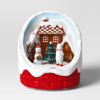 7'' Christmas Animated Gingerbread House Snowglobe - Wondershop™ 4 7'' Christmas Animated Gingerbread House Snowglobe - Wondershop™ - Image 2