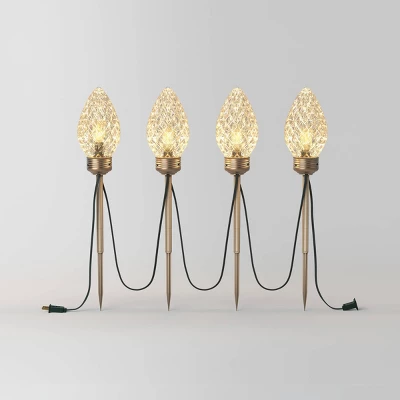 4pc LED Big Bulb Christmas Novelty Pathway - Wondershop™ 8 4pc LED Big Bulb Christmas Novelty Pathway - Wondershop™ - Image 6