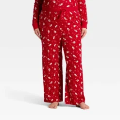 Women's Santa Print Ribbed Holiday Matching Family Pajama Pants - Wondershop™ Red 11 Women's Santa Print Ribbed Holiday Matching Family Pajama Pants - Wondershop™ Red -Wondershop GUEST bdc0e3f8 537f 45b4 b386 1d89e084d913