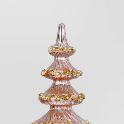 10.25" Christmas Glass Tree Pink - Wondershop™ 4 10.25" Christmas Glass Tree Pink - Wondershop™ - Image 2