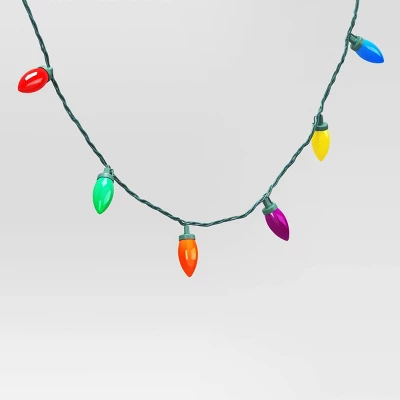 25ct LED C9 Classic Glow Indoor Outdoor Christmas String Lights With Green Wire - Wondershop™ 4 25ct LED C9 Classic Glow Indoor Outdoor Christmas String Lights With Green Wire - Wondershop™ - Image 2