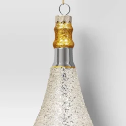 Christmas Glassed Beaded Champagne Bottle Ornament - Wondershop™ -Wondershop GUEST c07d6967 e360 4b03 b599 c7ef7b6ee6a2