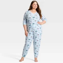 Women's "Tis The Ski-son!" Cozy Knit Holiday Matching Family Pajama Pants - Wondershop™ Blue -Wondershop GUEST c148f1f3 eb2e 4969 9ca3 f7da90f9beba