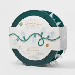 150ct LED C6 Faceted Christmas String Lights Spool With Green Wire - Wondershop™ -Wondershop GUEST c3145ba6 931d 4e1f bc5b a4075eb3042b