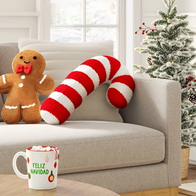 26" Christmas Candy Cane Pillow - Wondershop™ 3 26" Christmas Candy Cane Pillow - Wondershop™