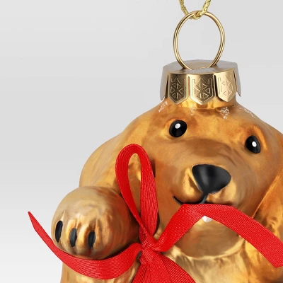 Christmas Glass Dog Ornament - Wondershop™ 4 Christmas Glass Dog Ornament - Wondershop™ - Image 2