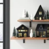 12pc Battery Operated Lit Metal House With Bottle Brush Trees And Snowmen Christmas Village Set - Wondershop™ Black 2 12pc Battery Operated Lit Metal House With Bottle Brush Trees And Snowmen Christmas Village Set - Wondershop™ Black -Wondershop GUEST c9c8756e 537b 44db 8305 89f964fd119d