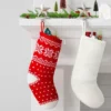 21" Christmas Red Fair Isle Stocking - Wondershop™