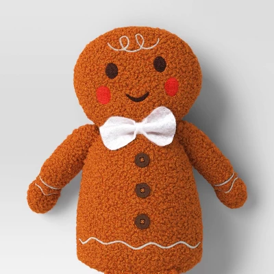 Christmas Fabric Gingerbread Decor - Wondershop™ 4 Christmas Fabric Gingerbread Decor - Wondershop™ - Image 2
