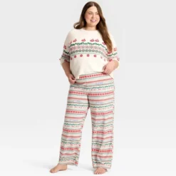 Women's "Let It Snow" Fair Isle Microfleece Holiday Matching Family Pajama Pants - Wondershop™ Cream 8 Women's "Let It Snow" Fair Isle Microfleece Holiday Matching Family Pajama Pants - Wondershop™ Cream -Wondershop GUEST d0b6df3c 7c58 4bb3 848b dc48a9f86d54