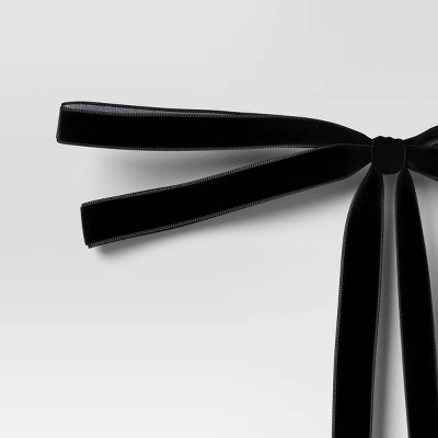 4ct Faux Velvet Fabric Christmas Decorative Bow - Wondershop™ 4 4ct Faux Velvet Fabric Christmas Decorative Bow - Wondershop™ - Image 2