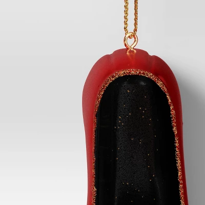 4" Christmas Resin Fancy Loafers Ornament Red - Wondershop™ 4 4" Christmas Resin Fancy Loafers Ornament Red - Wondershop™ - Image 2