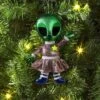 5.25" Christmas Fabric Metallic Alien Ornament - Wondershop™ 1 5.25" Christmas Fabric Metallic Alien Ornament - Wondershop™ -Wondershop GUEST d503cc81 6a3d 4a1e 8665 c56f432806a6