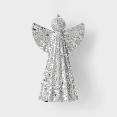 Glittered Angel Christmas Tree Ornament - Wondershop™ 6 Glittered Angel Christmas Tree Ornament - Wondershop™ - Image 4
