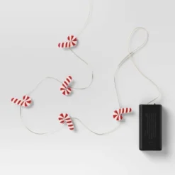 20ct LED Battery Operated Christmas Candy Cane Dew Drop Lights Warm White With Silver Wire - Wondershop™ -Wondershop GUEST d8a4eed2 ffc8 42a3 b166 65078471bd53