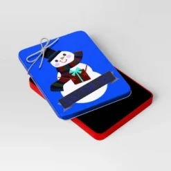 Wrap Essentials Christmas XL Snowman Just For You Gift Card Tin - Wondershop™