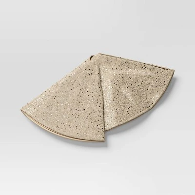 48" Christmas Sequined And Beaded Tree Skirt Silver - Wondershop™ 4 48" Christmas Sequined And Beaded Tree Skirt Silver - Wondershop™ - Image 2