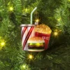 Christmas Glass Fast Food Ornament - Wondershop™