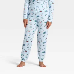 Women's "Tis The Ski-son!" Cozy Knit Holiday Matching Family Pajama Pants - Wondershop™ Blue -Wondershop GUEST da993dcf 3eee 43e5 a1dd 9c5b3074e332