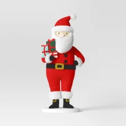 22" Fabric Santa Sculpture Holding Gifts - Wondershop™ Red/White -Wondershop GUEST dc5ba501 c108 410b 9f68 ed60aa63a70e